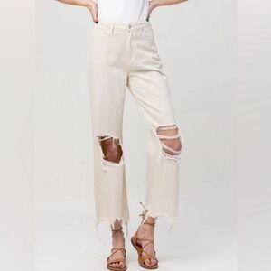 NWT Vervet Leslie 90s Vintage Crop Flare Jeans